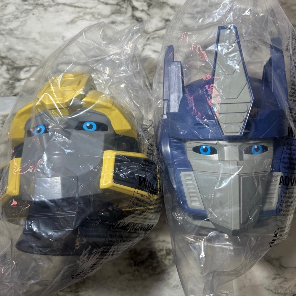 2 Cinemark transformers popcorn buckets